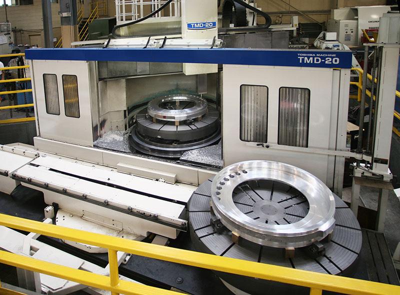 A 6061 aluminum structural ring for PET, CAT or MRI scanning machines used in the medical industry.